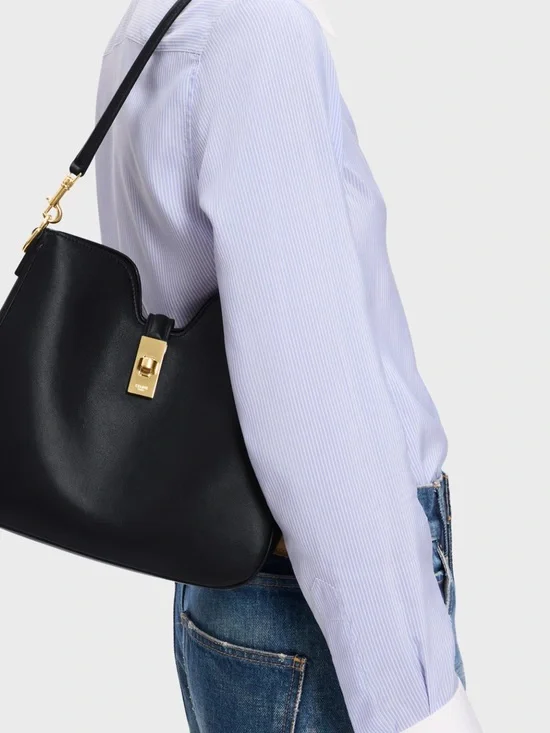 Celine Black Shoulder Bag with Gold Hardware - Picture 2 of 2